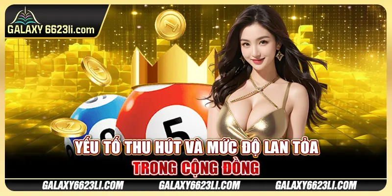Yếu tố thu hút và mức độ lan tỏa trong cộng đồng